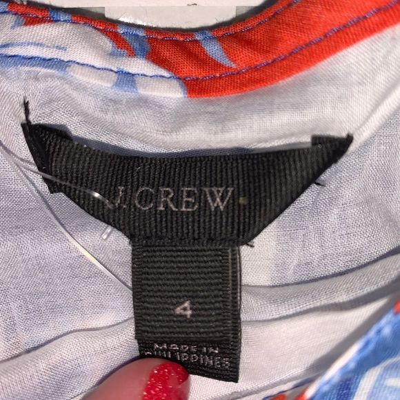 J Crew Floral Skirt Size 4 NWT - Picture 3 of 4